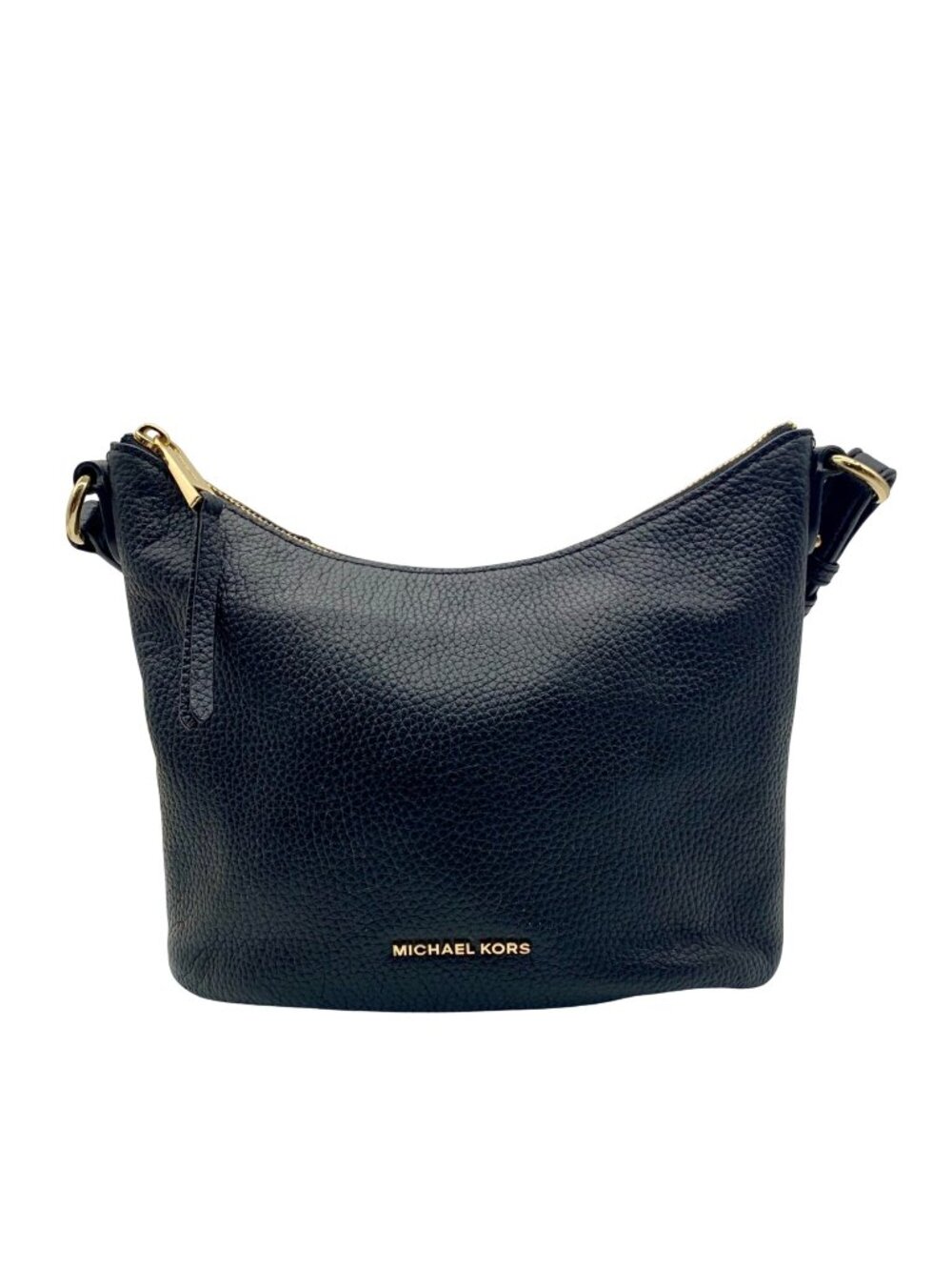 Michael Kors Black Leather Crossbody Bag